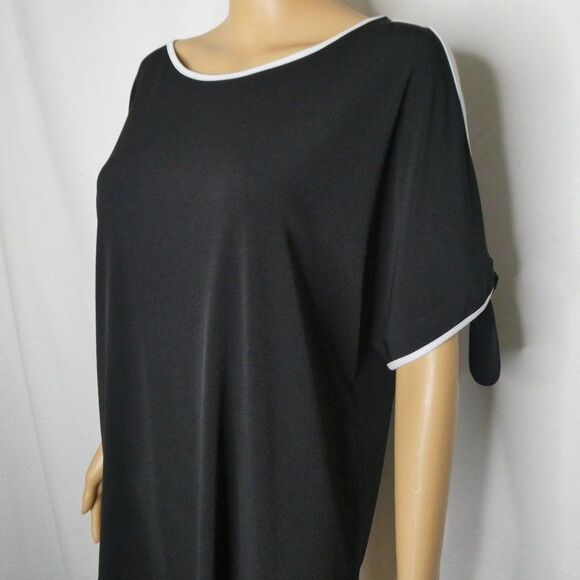 Ivanka Trump Cold Shoulder Tie Split Sleeve Blouse - Picture 2 of 12